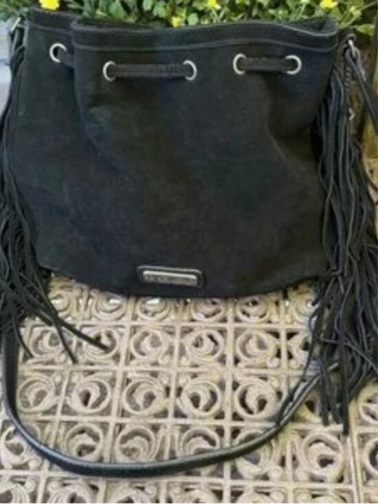 Vintage Steve Madden Suede Western Tassel Bag - Picture 2 of 5